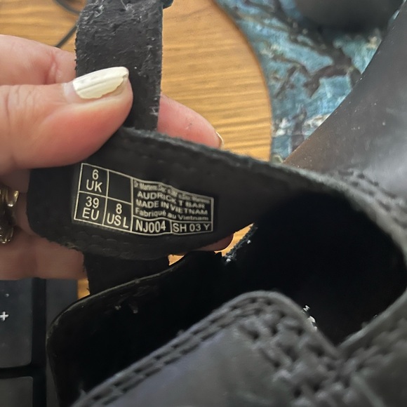 Dr Martens Air Wair AUDRICK NAPPA LUX PLATFORM MARY JANE SHOES Size 8 - Picture 12 of 12